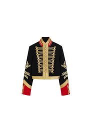 Rabanne H&M Embroidered Wool Jacket Black