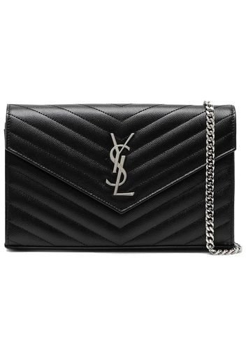 Saint Laurent Envelope Wallet Strap Black