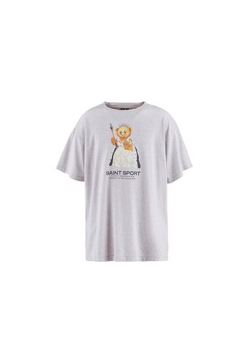 Saint Mxxxxxx True Queen Tee Grey