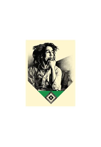 Shepard Fairey Bob Marley Catch A Fire Print Green (Signed, Edition of 200)