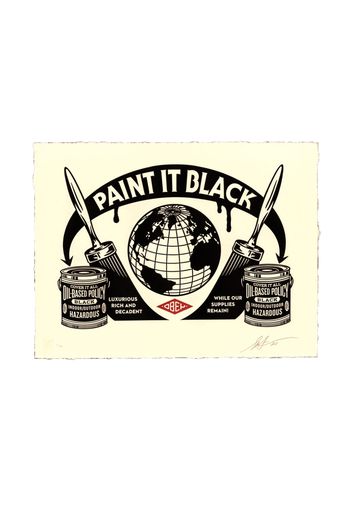 Shepard Fairey Paint It Black Print (Signed, Edition of 450)