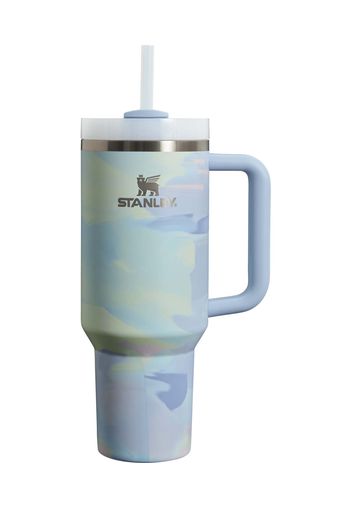 Stanley The Clean Slate Flowstate Quencher 40oz Tumbler Cool Serene Brushstroke