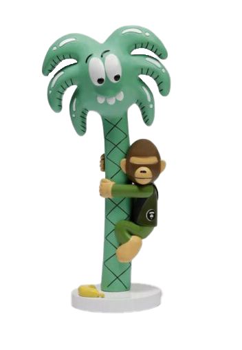 Steven Harrington x Aape x ToyQube 12.7CM Figure Green