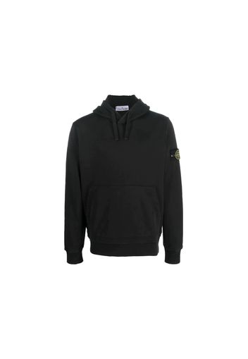 Stone Island 64151 Felpa Drawstring Hoodie Black