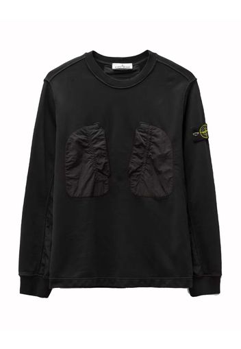 Stone Island 63954 Felpa Crewneck Black