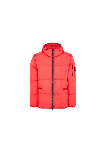 Stone Island 40223 Garment Dyed Crinkle Reps R-NY Down Jacket Red