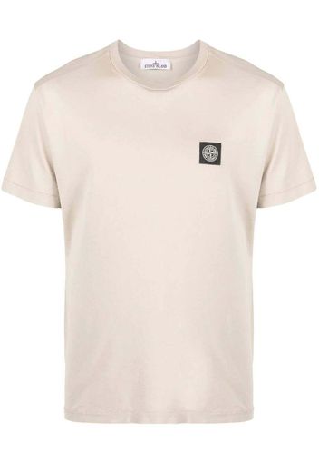 Stone Island Logo T-Shirt Beige