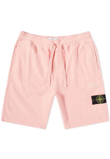 Stone Island Logo Sweatshort Pink