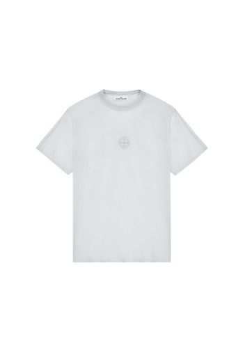 Stone Island 206E5 Textured Cotton Jersey Ice