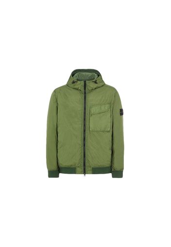 Stone Island 40723 Garment Dyed Crinkle Reps R-NY With Primaloft-TC Jacket Olive Green