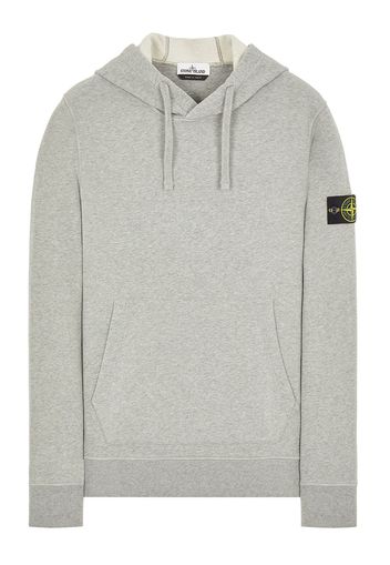 Stone Island 64120 Brushed Cotton Fleece Hooded Sweatshirt Dust