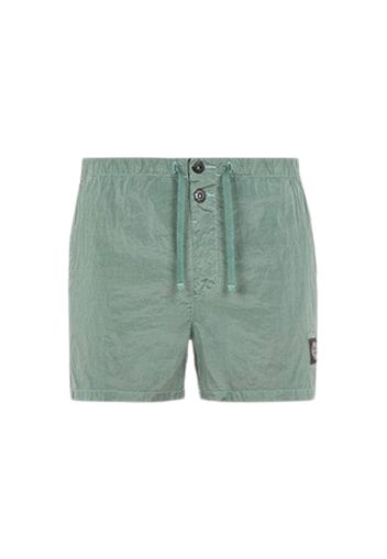 Stone Island Slim Fit Metal Nylon Swim Trunks Light Green