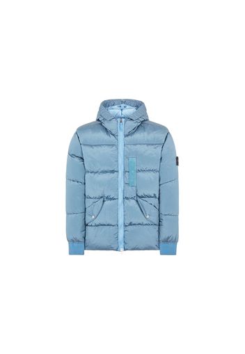 Stone Island 43619 Nylon Metal In ECONYL Regenerated Nylon Down Jacket Pastel Blue