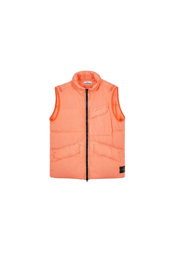 Stone Island G0123 Garment Dyed Crinkle Reps R-NY Down Gilet Peach