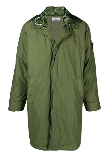 Stone Island Naslan Detachable-Collar Padded Coat Olive Green