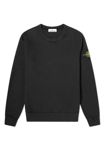 Stone Island Dyed Crewneck Sweatshirt Black