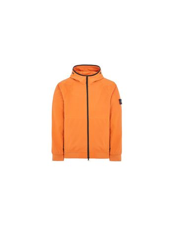 Stone Island 40927 Light Soft Shell-R E.Dye Technology In Recycled Polyester Jacket Sienna Brown