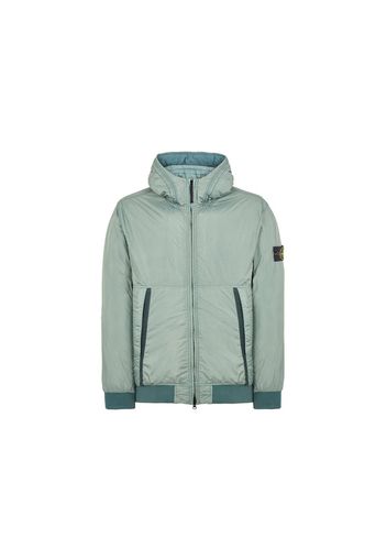 Stone Island Garment Dyed 40823 Crinkle Reps Recycled Nylon Primaloft-TC Jacket Sage Green