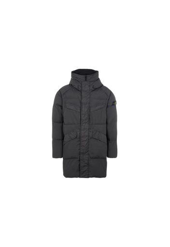 Stone Island 70123 Garment Dyed Crinkle Reps NY Down-TC Coat Black