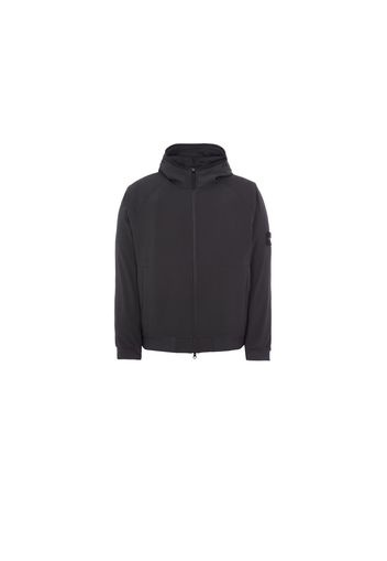 Stone Island 40927 Light Soft Shell-R E.Dye Technology In Recycled Polyester Jacket Black