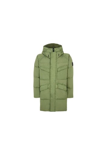 Stone Island 70123 Garment Dyed Crinkle Reps NY Down-TC Coat Olive Green