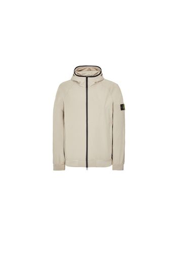 Stone Island 40927 Light Soft Shell-R E.Dye Technology In Recycled Polyester Jacket Dove Grey