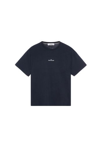 Stone Island Short Sleeve 'Scratched Paint One' T-Shirt Dark Blue