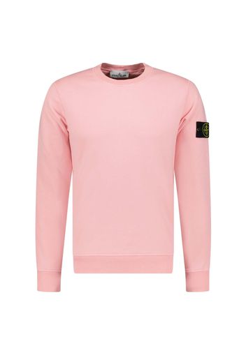 Stone Island Logo Sweatshirt Pink