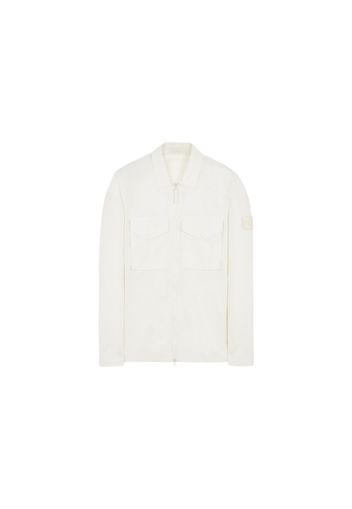 Stone Island 116F1 O-Ventile Stone Island Ghost Piece Overshirt Natural White