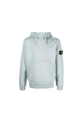 Stone Island Logo Hoodie Sky Blue