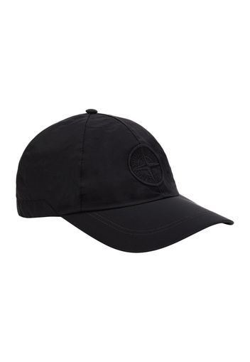 Stone Island Nylon Metal In Econyl Regenerated Nylon Cap Black