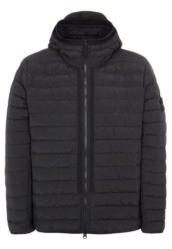 Stone Island 42725 O-Cotton/R-Nylon Tela Jacket Black