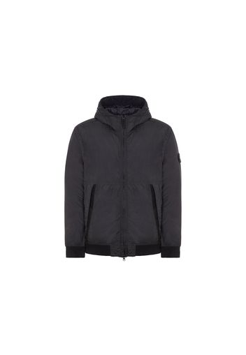 Stone Island Garment Dyed 40823 Crinkle Reps Recycled Nylon Primaloft-TC Jacket Black