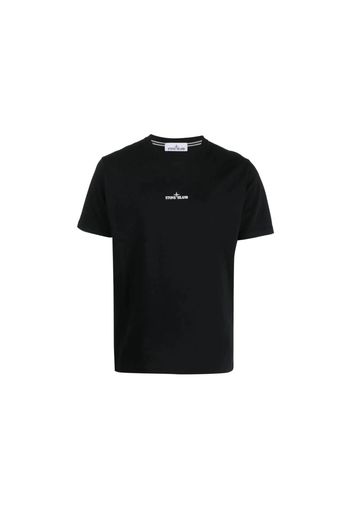 Stone Island Embroidered T-Shirt Black