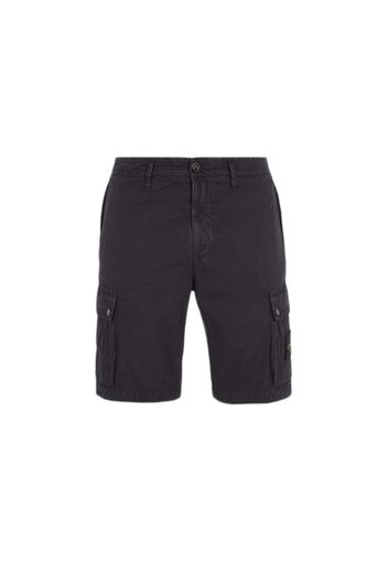 Stone Island Slim Fit Cargo Bermuda Shorts Navy Blue