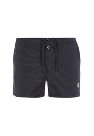 Stone Island Slim Fit Metal Nylon Swim Trunks Dark Blue