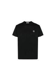 Stone Island Logo Patch T-Shirt Black