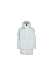 Stone Island 70123 Garment Dyed Crinkle Reps NY Down-TC Coat Pearl Grey