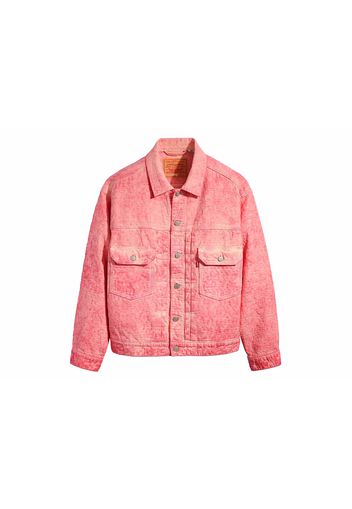 Stussy x Levi's Dyed Jacquard Jacket Pink