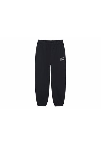 Stussy x Nike Stone Washed Fleece Sweatpants (Asia Sizing FW23) Black