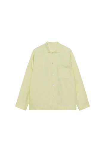 Stussy x Tekla Poplin Pyjama Long Sleeve Shirt Lime