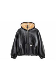 Stussy x Our Legacy Shearling Reversible Zip Hood Cappuccino