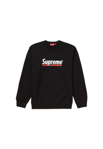 Supreme Underline Crewneck Black