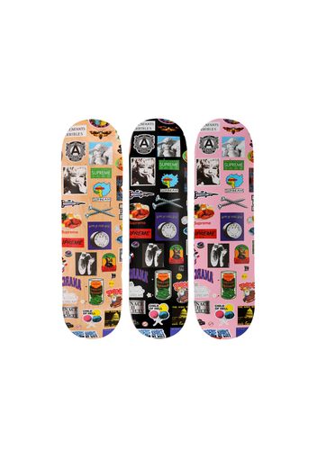 Supreme Stickers Skateboard Deck Set