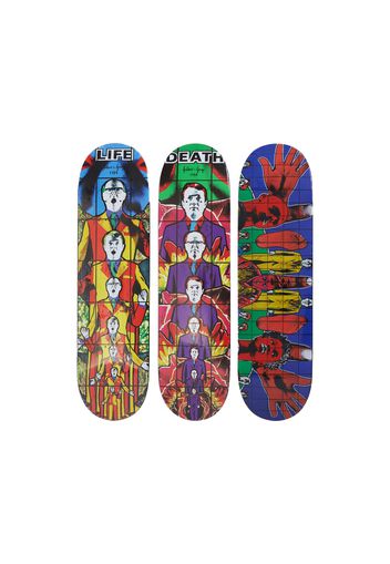 Supreme Gilbert George Supreme LIFE & DEATH & DEATH AFTER LIFE Skateboard Deck Multi Set