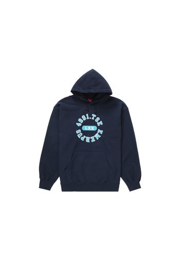 Supreme Reverse Hooded Sweatshirt Navy