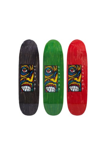 Supreme Disturbed Skateboard Deck Black/Lime/Red Set