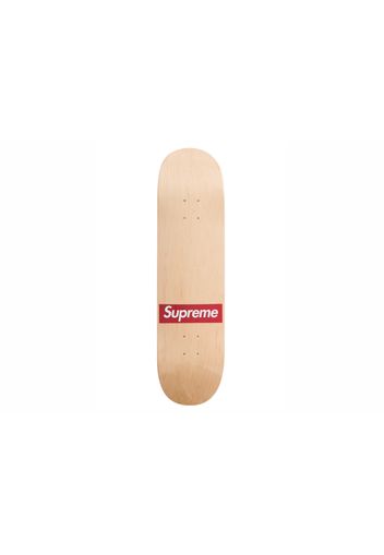 Supreme Routed Box Logo Skateboard Deck Natural