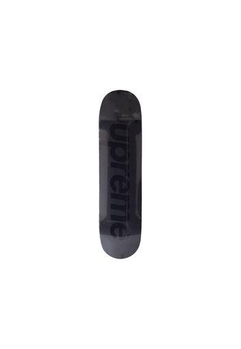 Supreme Tonal Box Logo Skateboard Deck Black