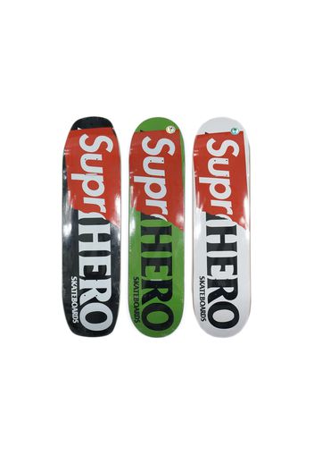 Supreme Antihero Supr-hero Skateboard Deck Black/Green/White Set